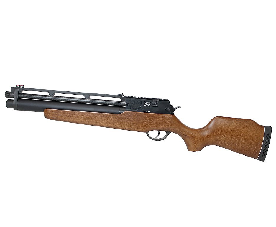 Carabina De Pressão Pcp Rossi R8 Short Ação Dupla Madeira 8 Tiros 315 M/s 5,5mm