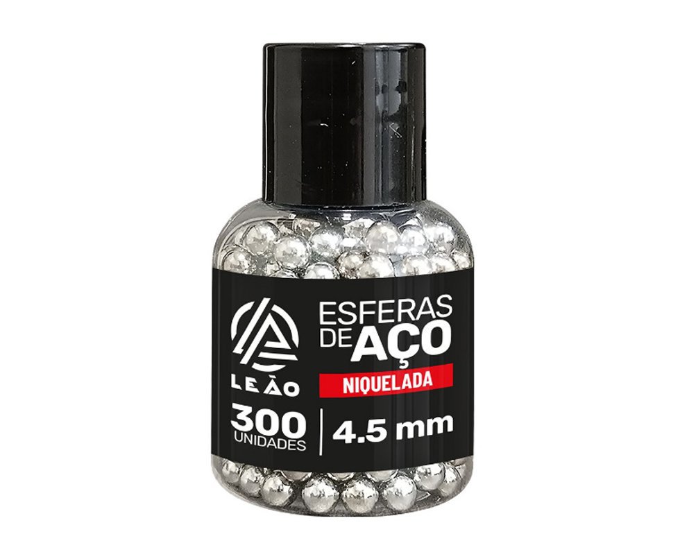 Esfera De Aço Cromada Steel Bbs 4.5mm Ultra Polida Com 300un - Mdc
