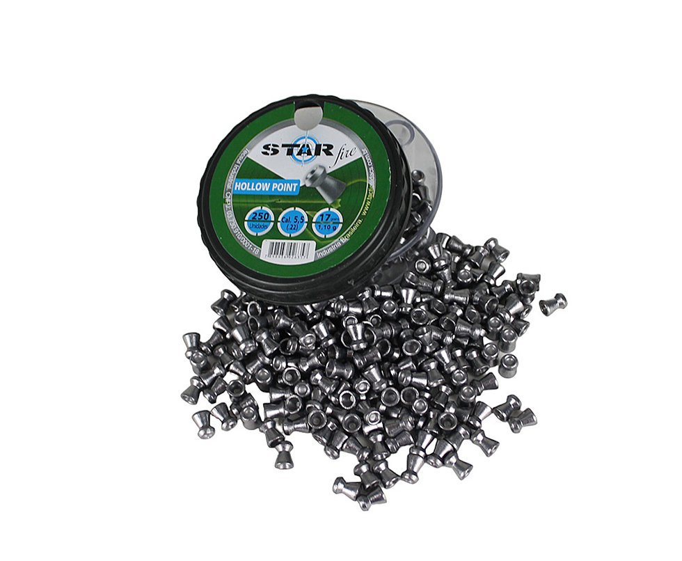 Chumbinho Star Fire Hollow Point Premium 5,5mm - Com 250unid