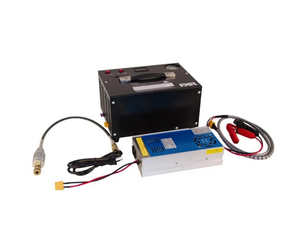 Compressor Portátil De Alta Pressão Para Pcp 12v Dc / Bivolt 110/220v Fxr