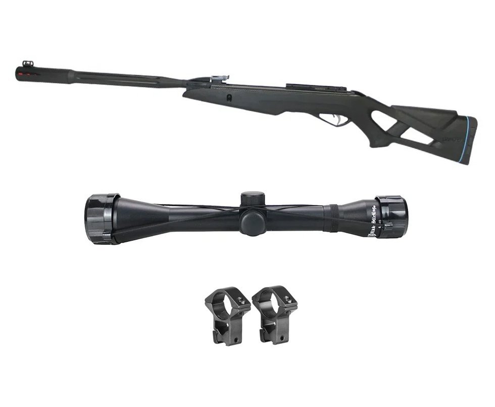 Carabina De Pressão Gamo Whisper Fusion Igt 5,5mm + Luneta 6x40 Nikkostirling
