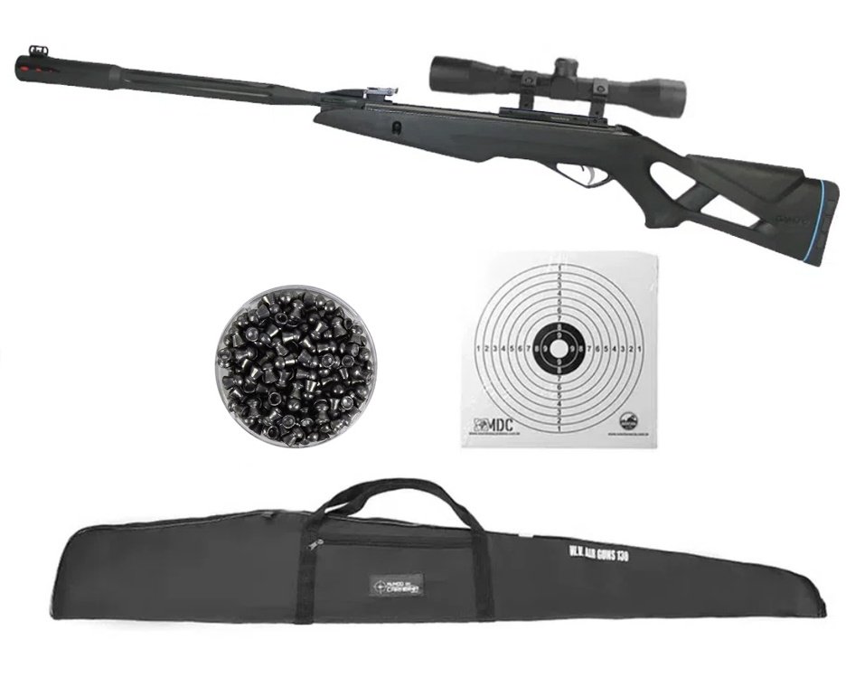 Carabina De Pressão Gamo Whisper Fusion Igt 5,5mm + Luneta 4x32 + Capa + Chumbinho