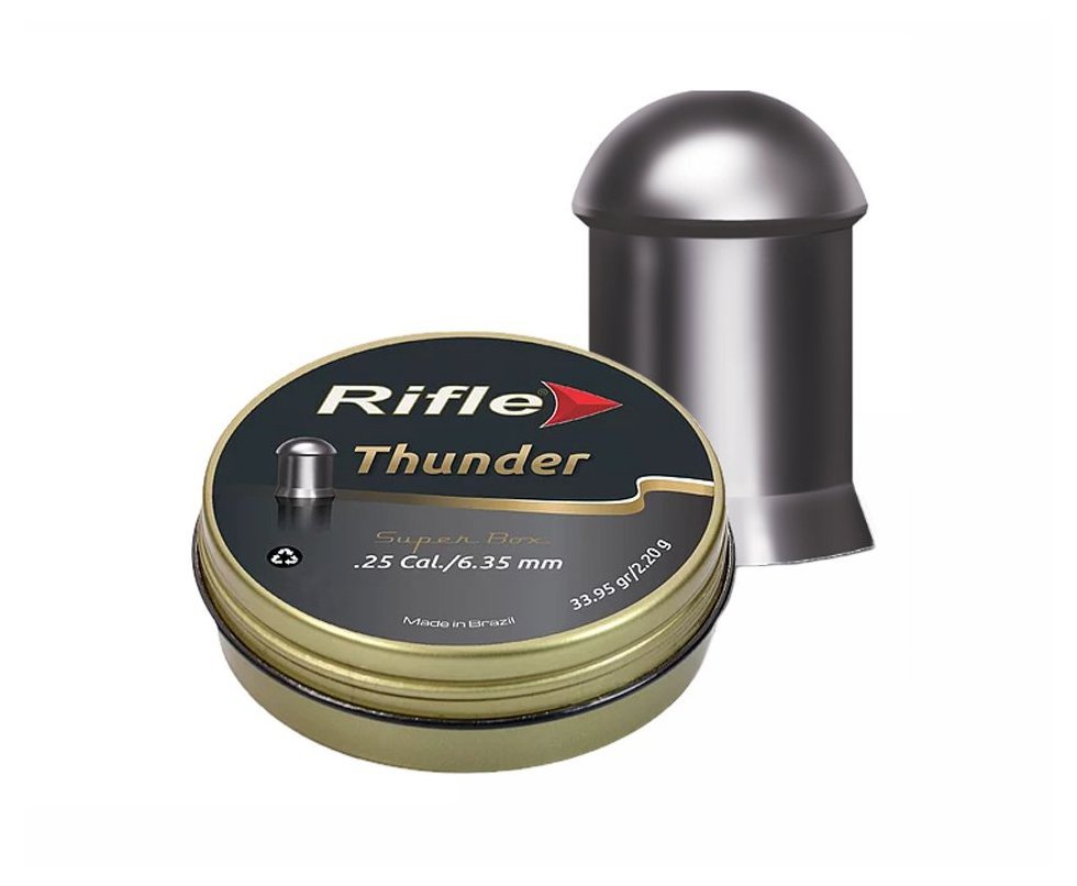 Chumbinho Rifle Thunder Sb 6.35mm 150und Precisão E Poder De Parada