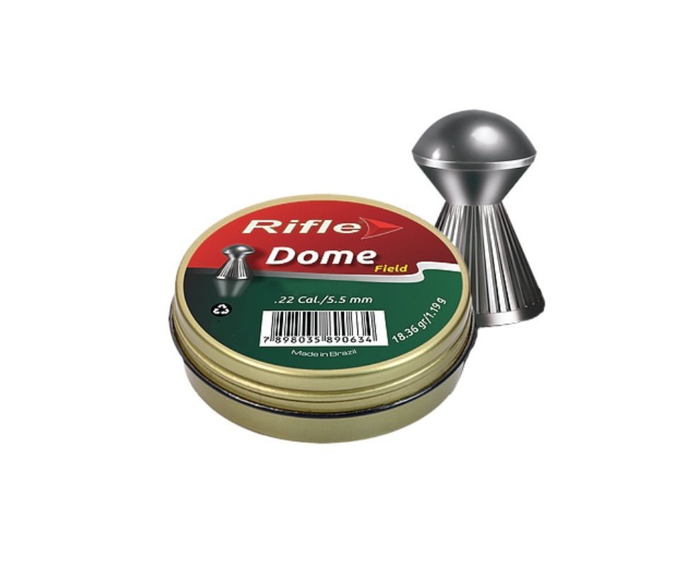 Chumbinho Rifle Dome Field 5,5mm - 125 Un