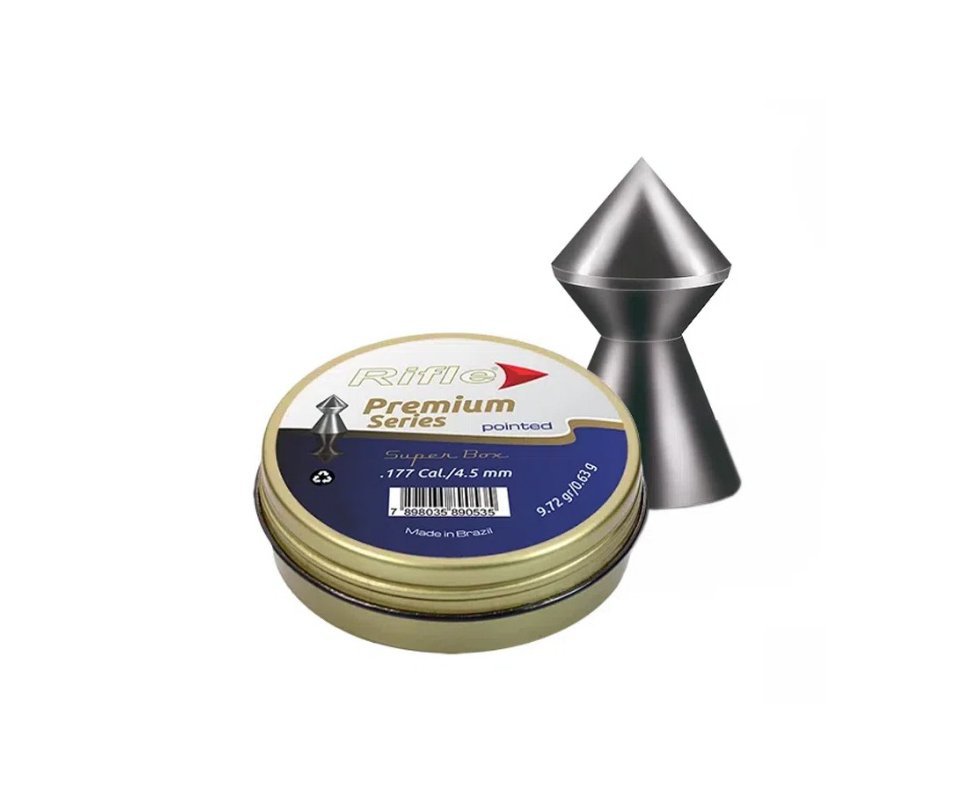 Chumbinho Rifle Premium Series Pointed 4,5mm - 250 Un