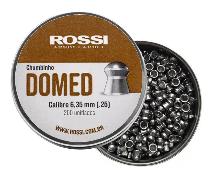 Chumbinho Domed 6.35mm 200und - Rossi