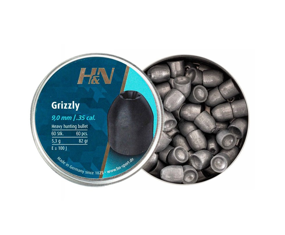 Chumbinho Slug Profissional H&n Grizzly Big Bore Cal 9mm