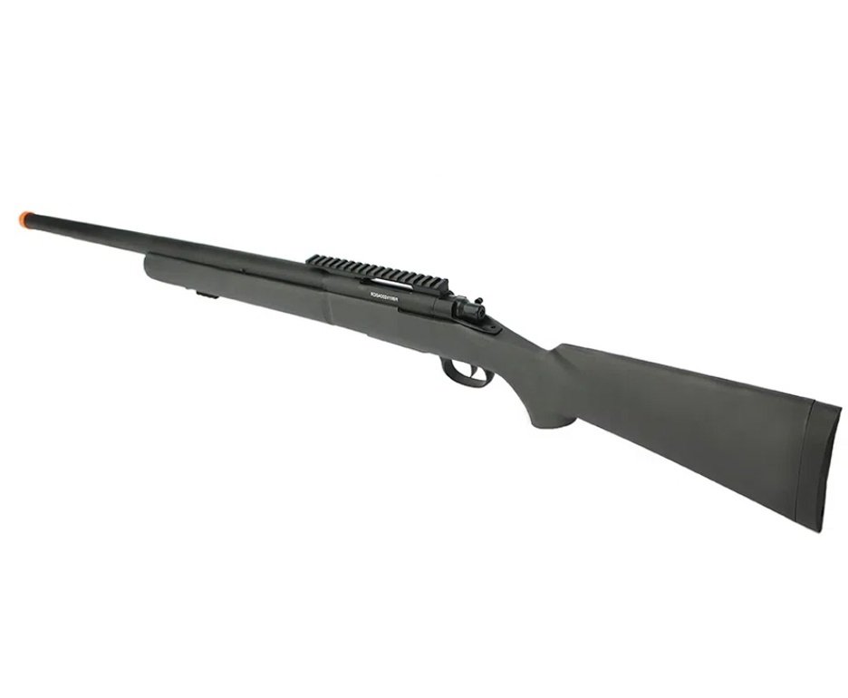 Rifle De Airsoft Sniper M24 Storm Full Metal Vsr10 500fps G2 Spring 6mm - Rossi + Luneta 4x32 + BBs 0,28