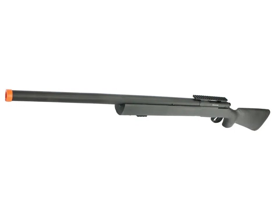 Rifle De Airsoft Sniper M24 Storm Full Metal Vsr10 500fps G2 Spring 6mm - Rossi + Luneta 4x32 + BBs 0,28