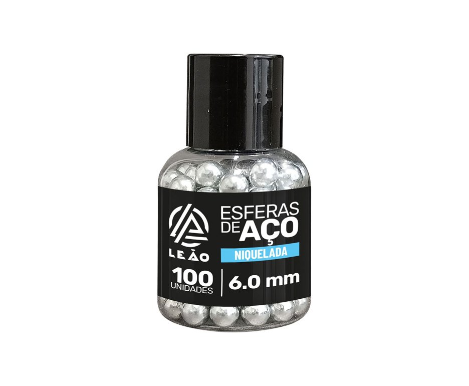 Esfera De Aço 6,0mm Para Pistola Co2 100und Leão