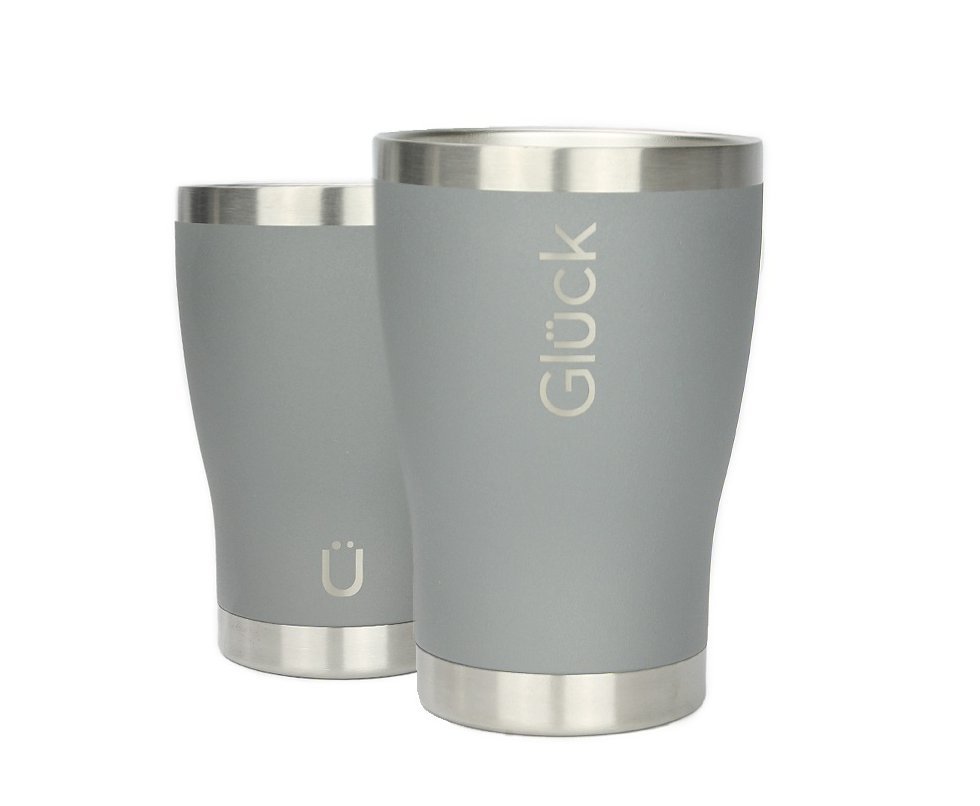 Copo Térmico Gluck Tulipinha 354ml Titanium