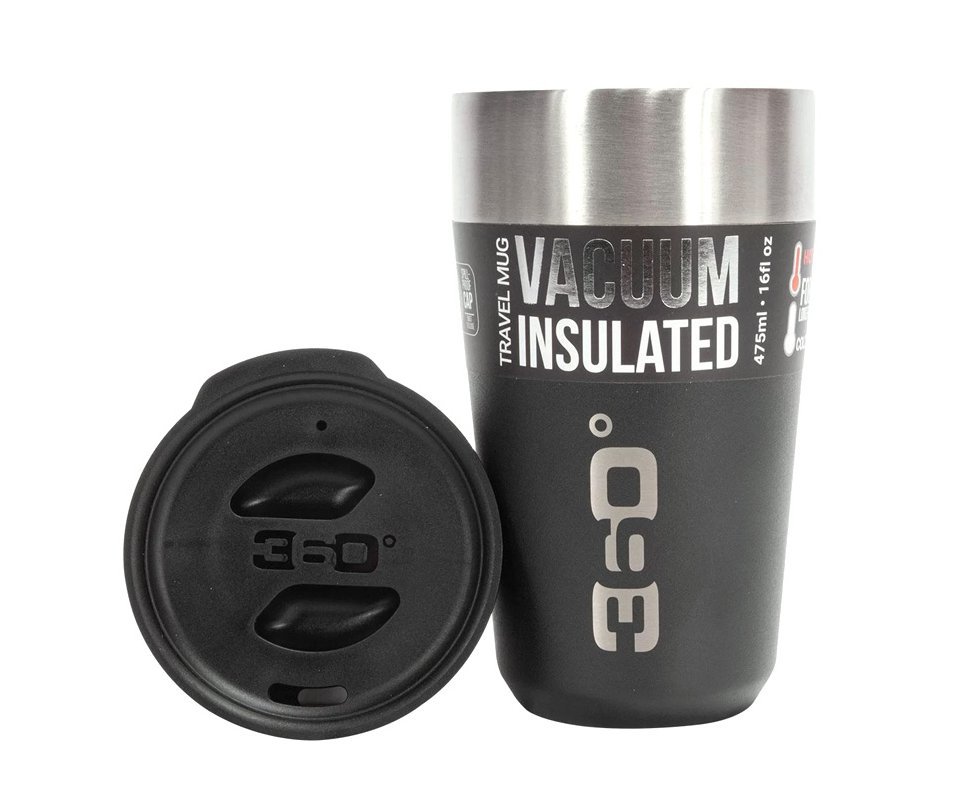 Caneca Térmica 360º Degrees 335ml Travel Mug Preta - Sea To Summit