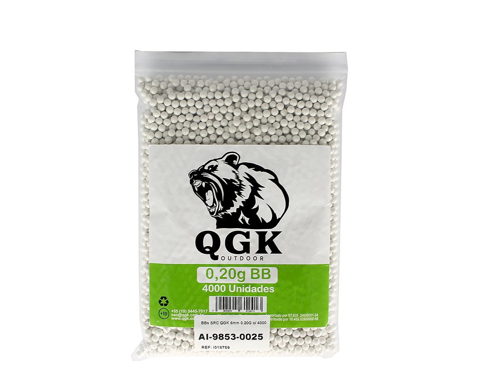 BBs SRC QGK 6mm 0.20G c/ 4000