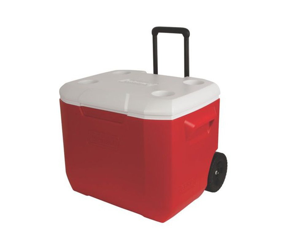 Caixa Térmica Coleman com rodas 60 QT (56,7 Lts) Vermelho - Coleman