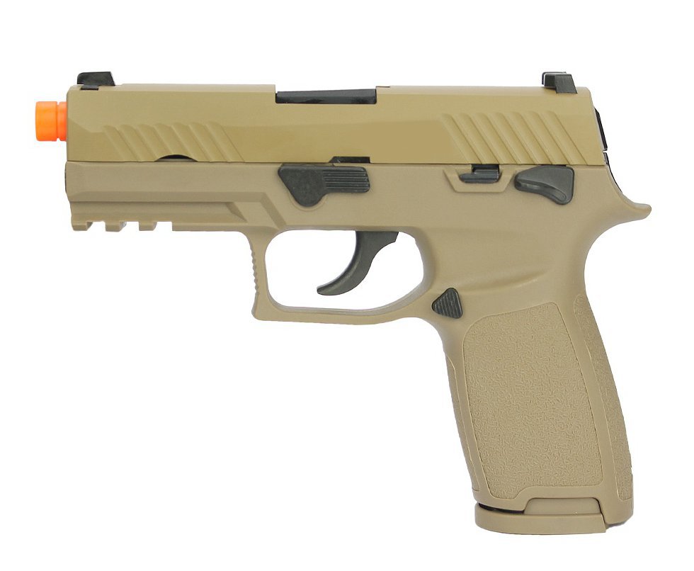 Artefato de Airsoft Gas F18 Tan 6mm