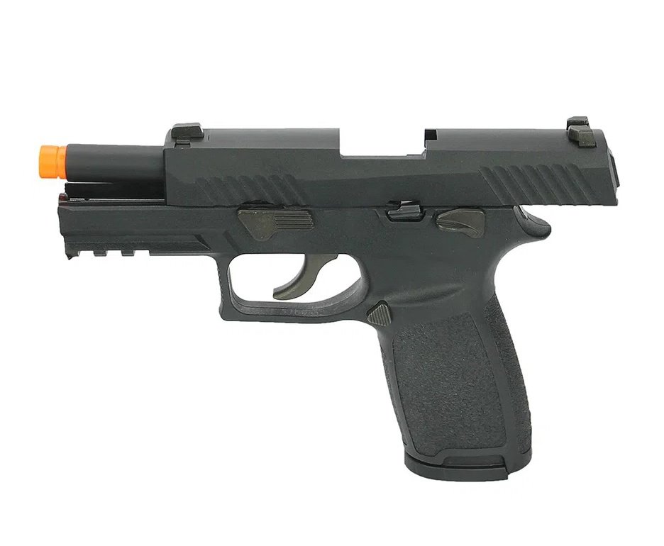 Pistola de Airsoft Gas GBB Sig Sauer F18 Blowback Black 6mm - WE