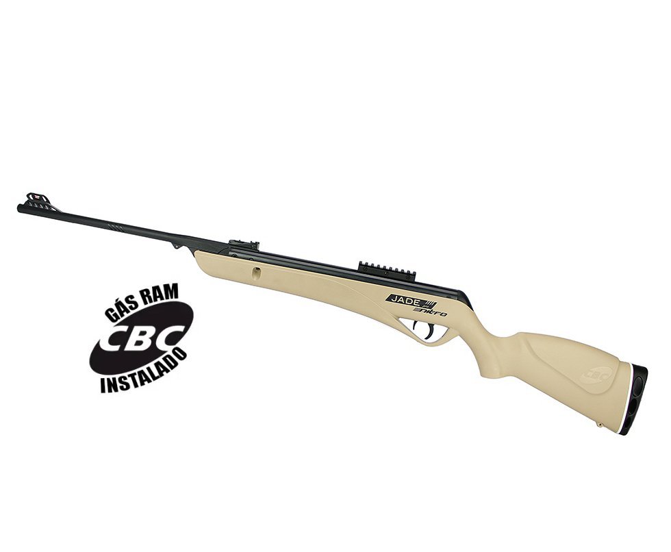 Carabina De Pressão Cbc Jade Pro Nitro Desert 4,5mm