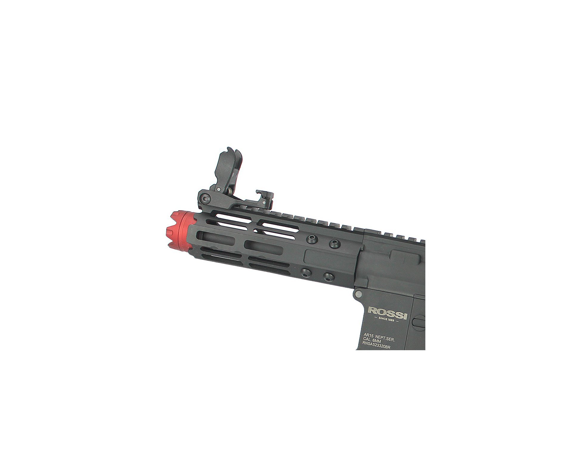 Rifle De Airsoft Pdw Rossi Ar15 Neptune 6mm Keymod 5,5" Com Gatilho Et