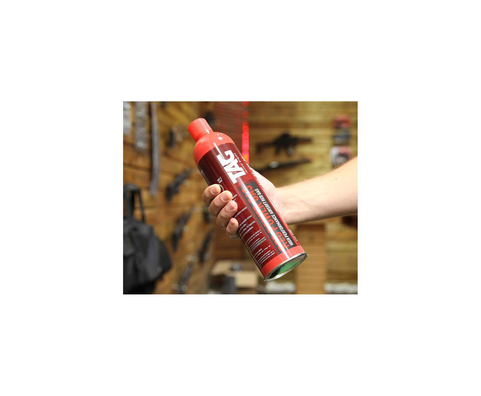 Red Gás TAG para armas de airsoft