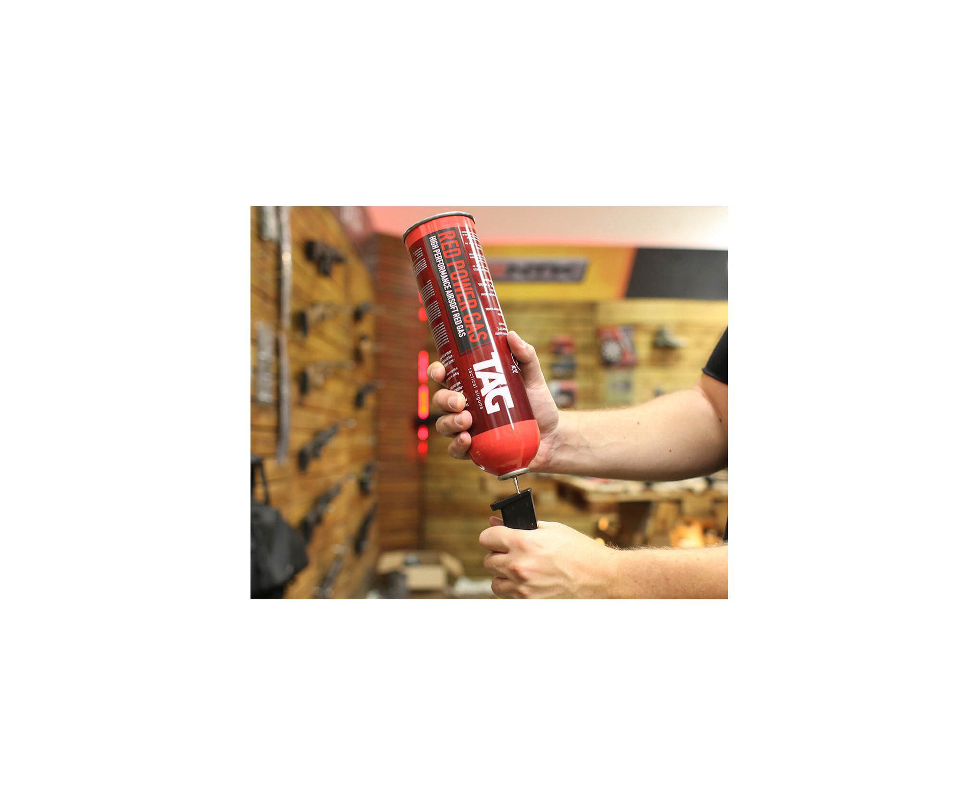 Red Gás TAG para armas de airsoft