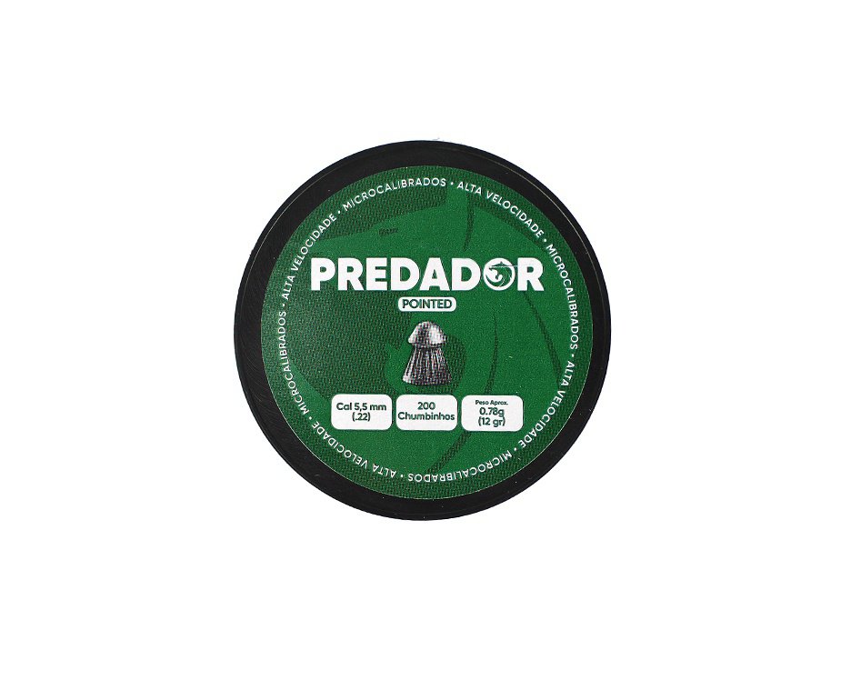 Chumbinho Predador Cubic Pointed 5.5mm .22 - 200un