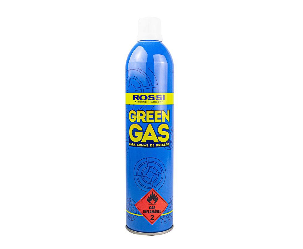 Cilindro GBB Green Gas para airsoft 600ml - Rossi