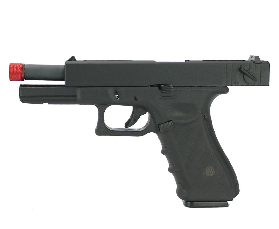 Pistola de Airsoft Gas Green Gas Glock R18 Blowback GBB 6mm Rossi