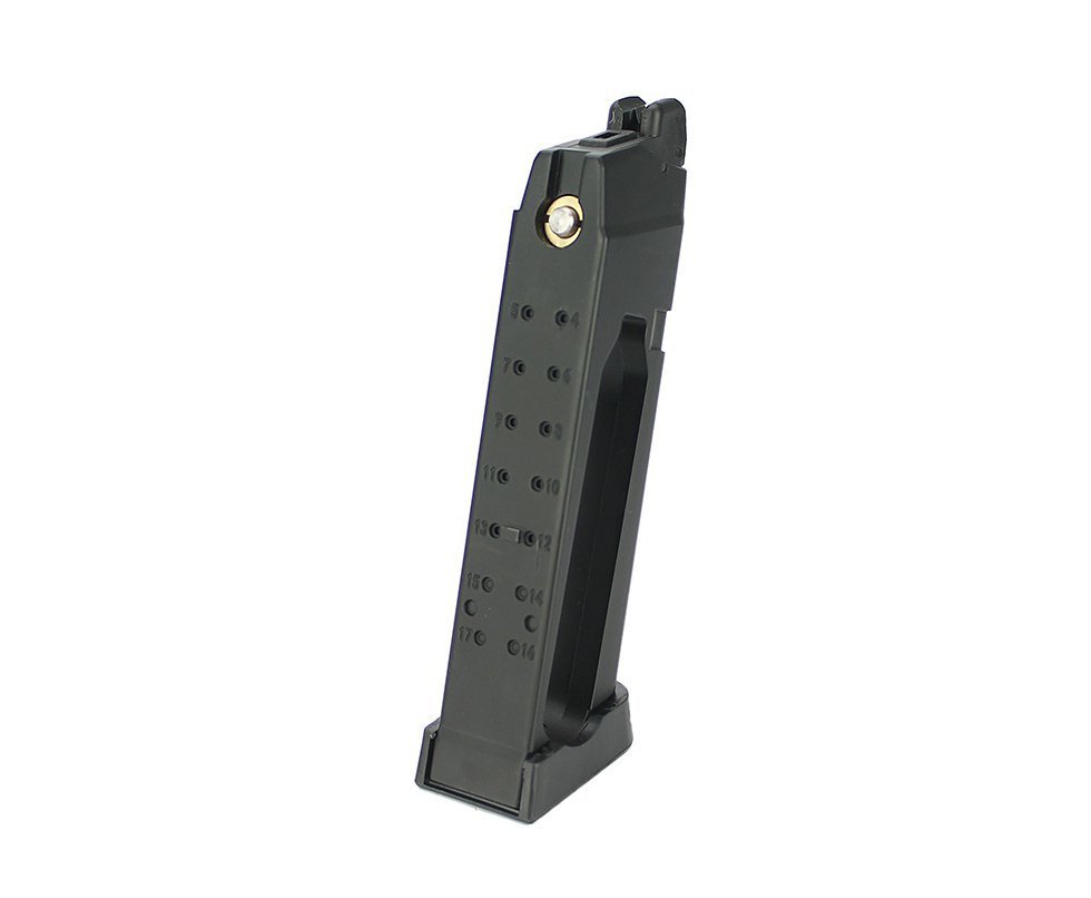 Magazine para Pistola Airsoft Glock R17/18 CO2 6mm Rossi