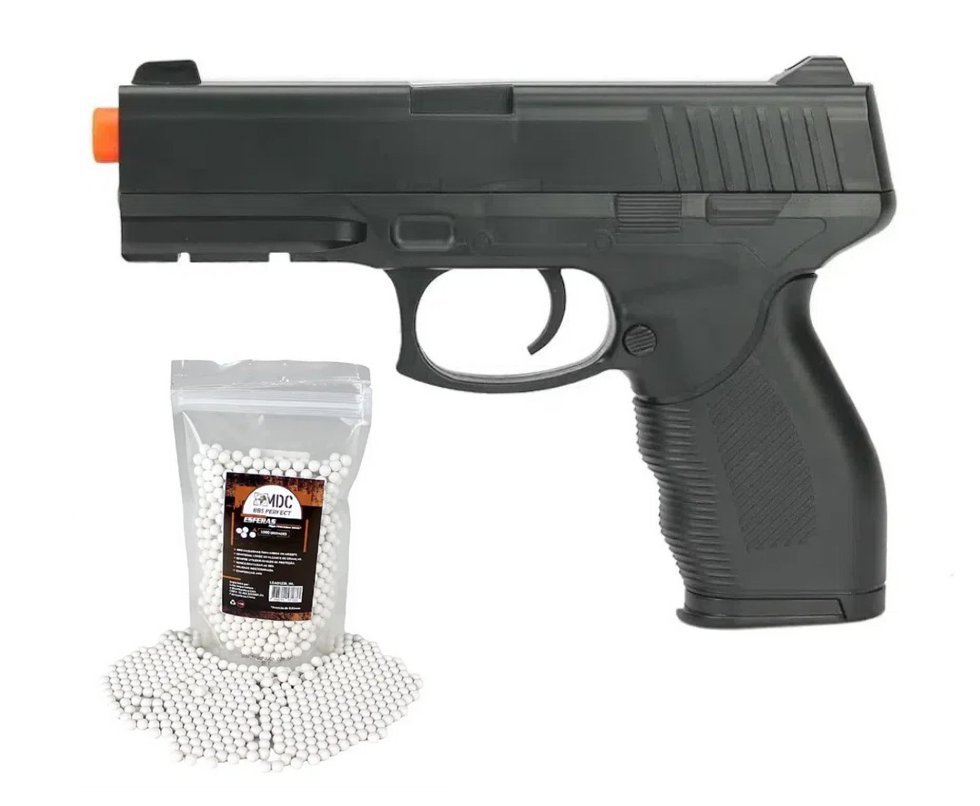 Pistola de Airsoft Vigor Spring VG 24/7 V310 Rossi 6mm + 1000 BBs