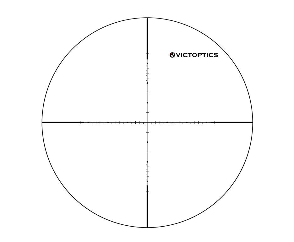 Luneta S4 6-24X50 SFP Victoptics para Armas de Fogo - Vector Optics