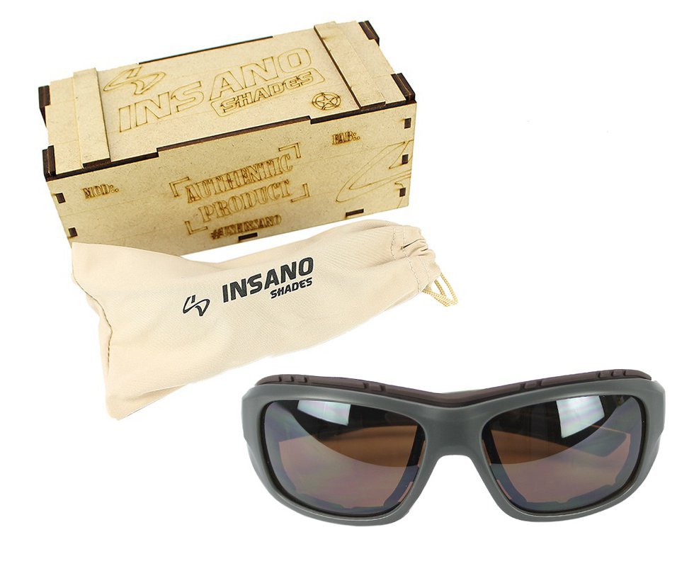 Armação Grafite - Lente Marrom