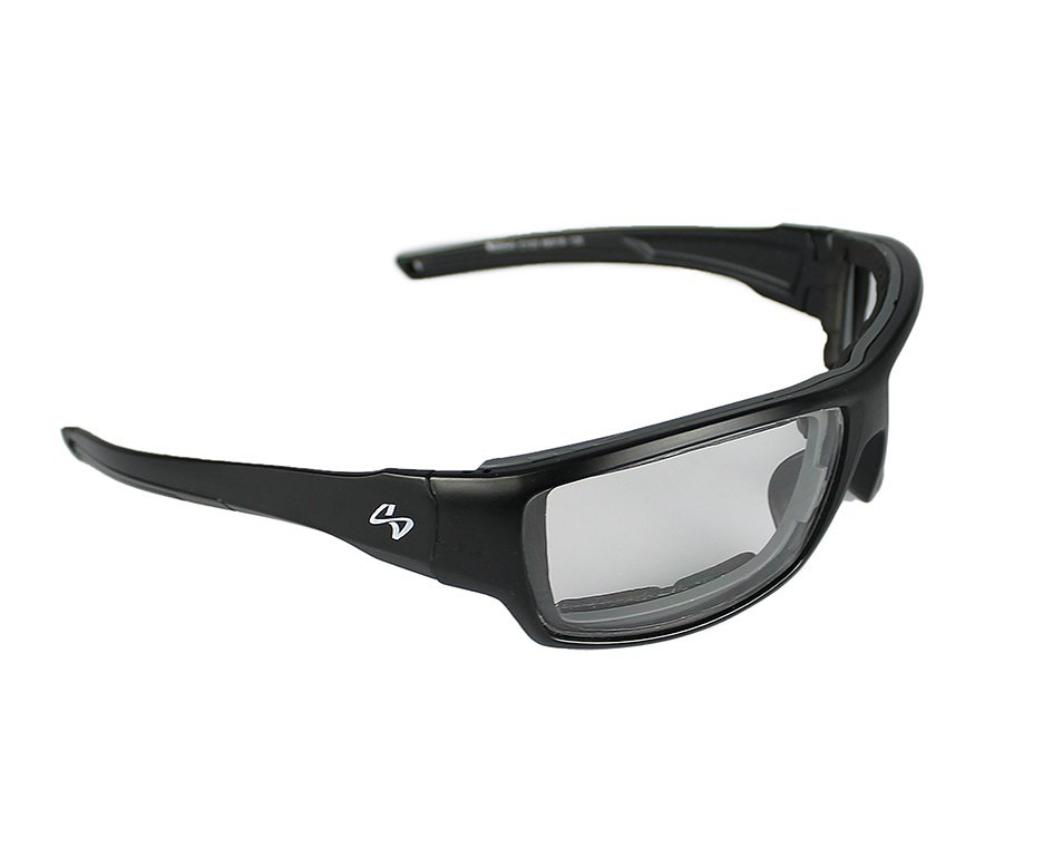 Óculos Balistico com Armação Preto Fosco + 2 lestes Preta/Transparente 20540-C123/C100 - Insano Shades
