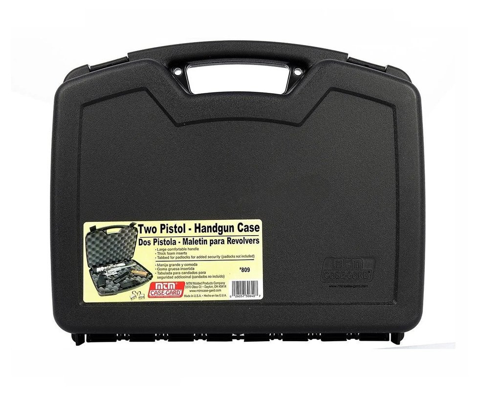 Maleta/Case para 02 Armas Curtas 809-40 MTM CaseGard