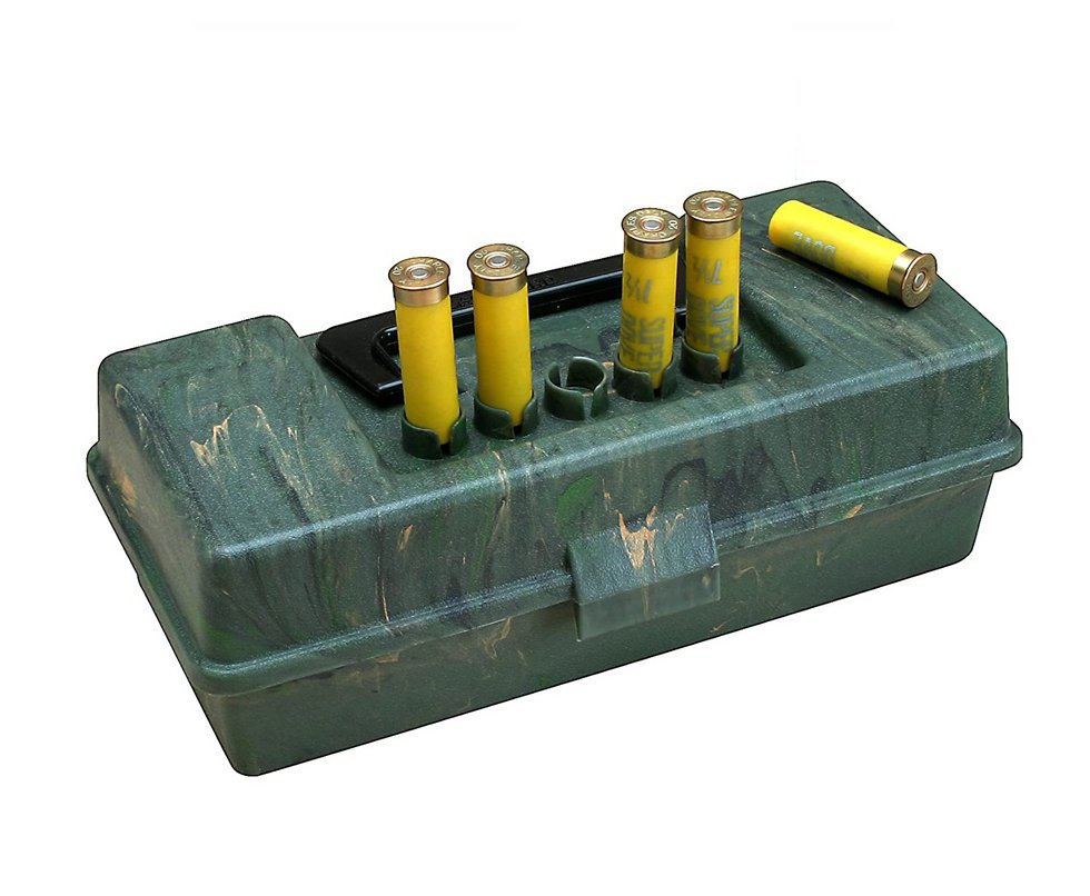 Caixa para Munições MTM Case Gard Cal.12 para 50 cartuchos - Verde