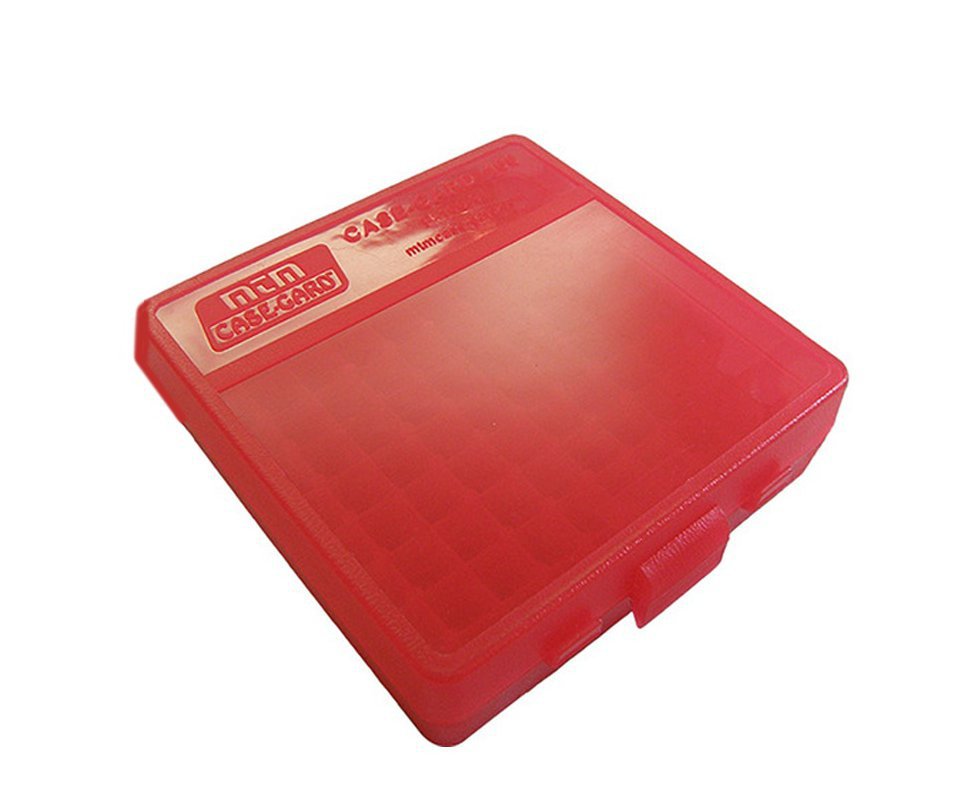 Caixa para Munições MTM Case-Gard Cal .380/9mm Capacidade 100und Vermelho