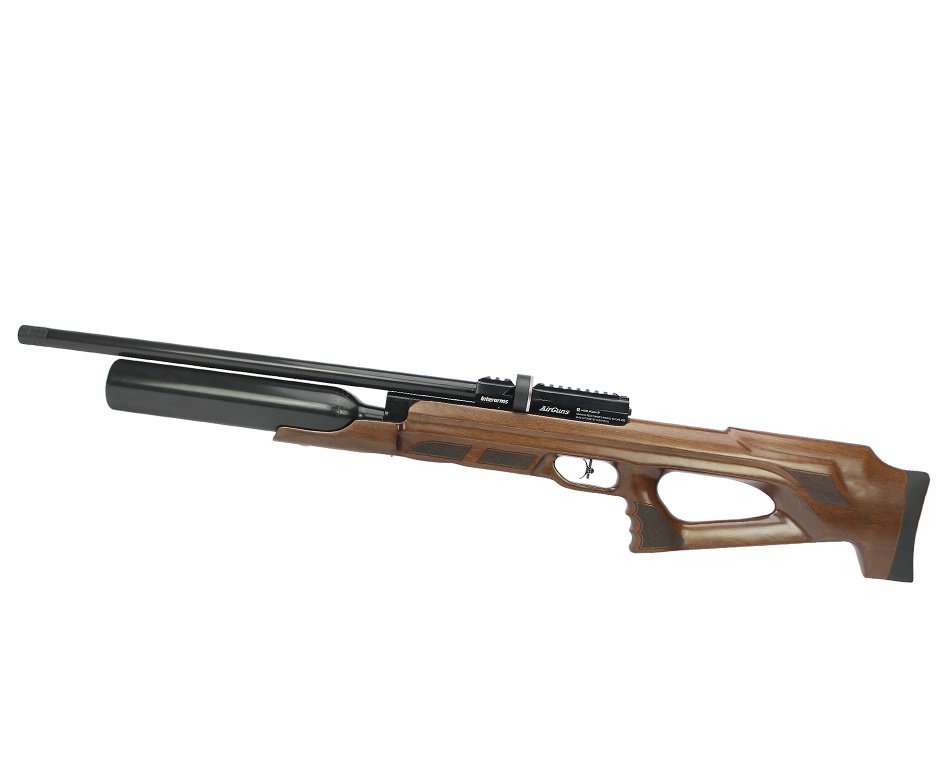 Carabina de Pressão PCP MX9 Sniper Wood Regulated 12 Tiros 5.5mm Aselkon