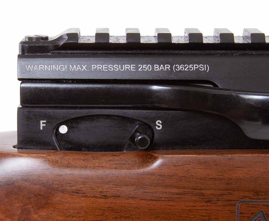 Artefato de Pressão PCP MX6 Matte Black Wood Regulated 5.5mm Aselkon