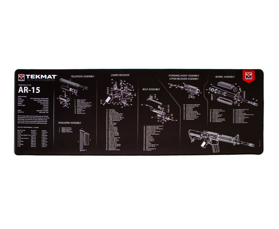 Tapete Tekmat Para Limpeza de Armas - AR15