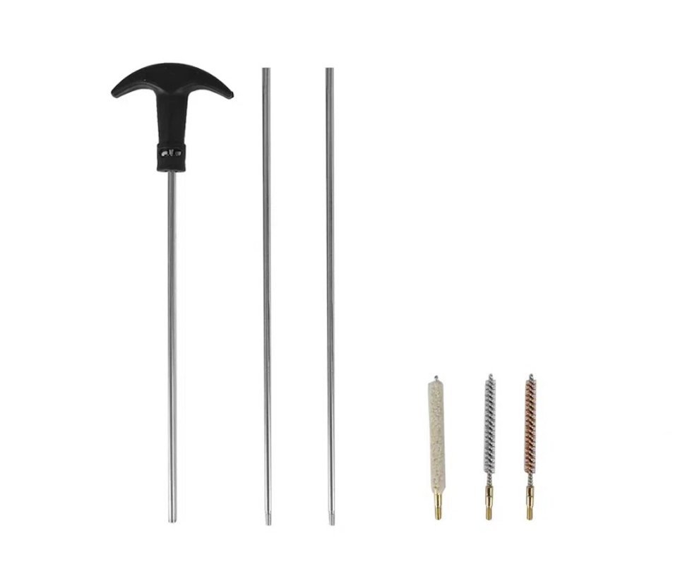 Kit de Limpeza Carabina pressão 5.5mm .22 Airgun Strike