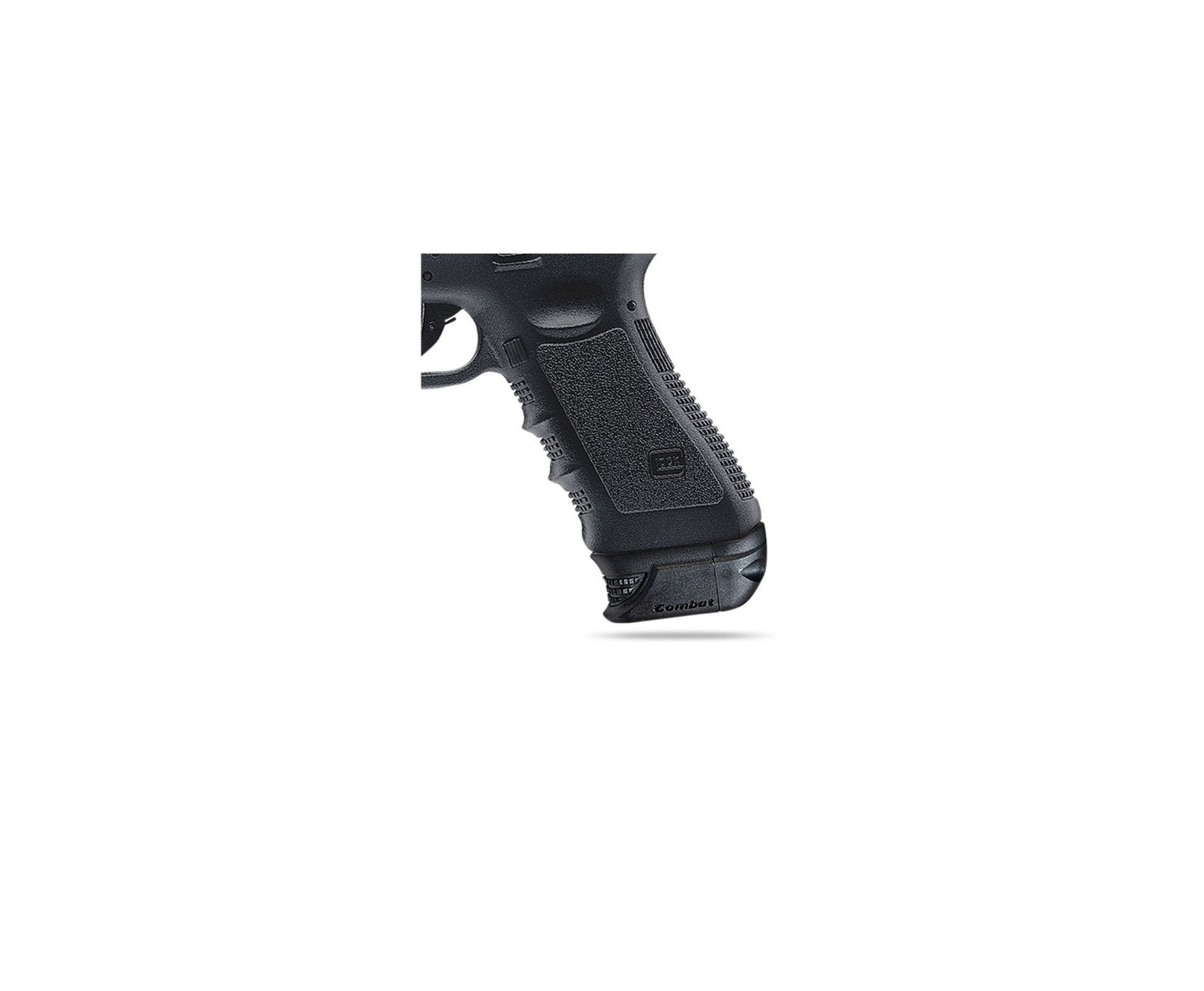 Prolongador Combat Para Glock 19,22,23,25,34 e 35 c/ Porta 2 Munições