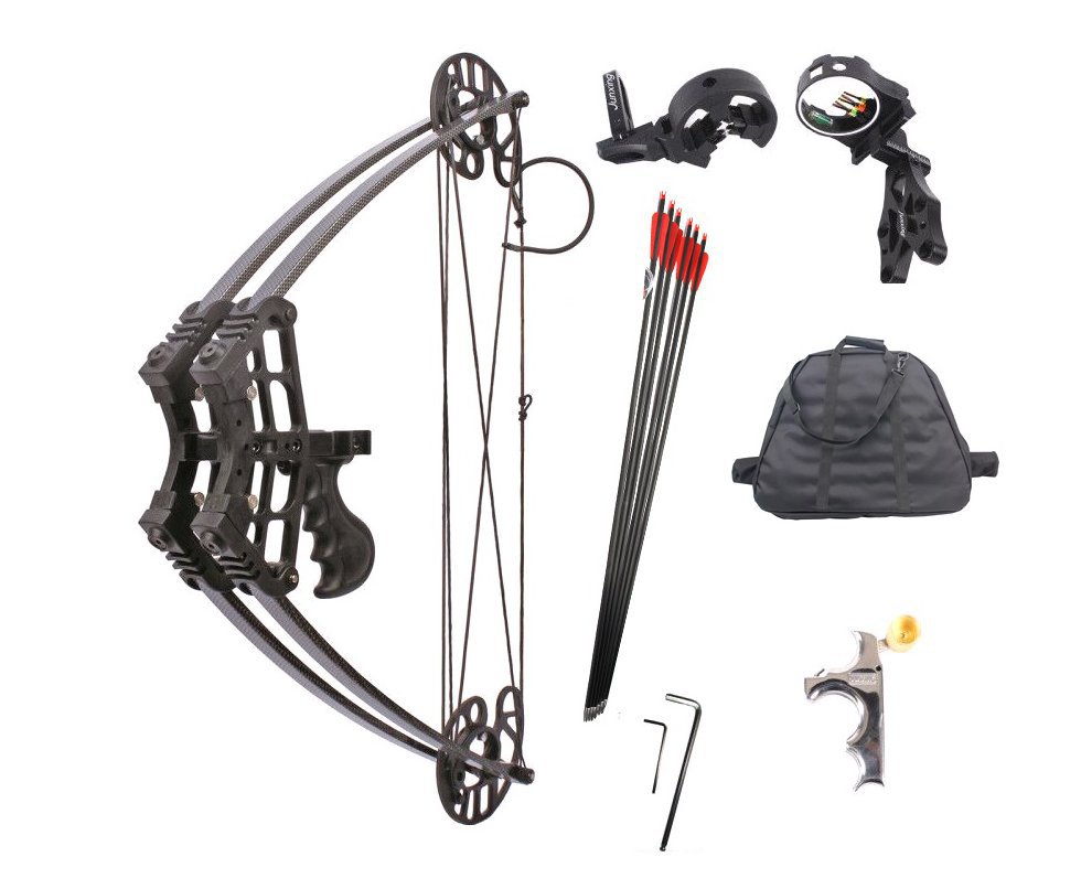 Conjunto de Arco Composto Triângulo e Flecha M109  - Junxing Archery