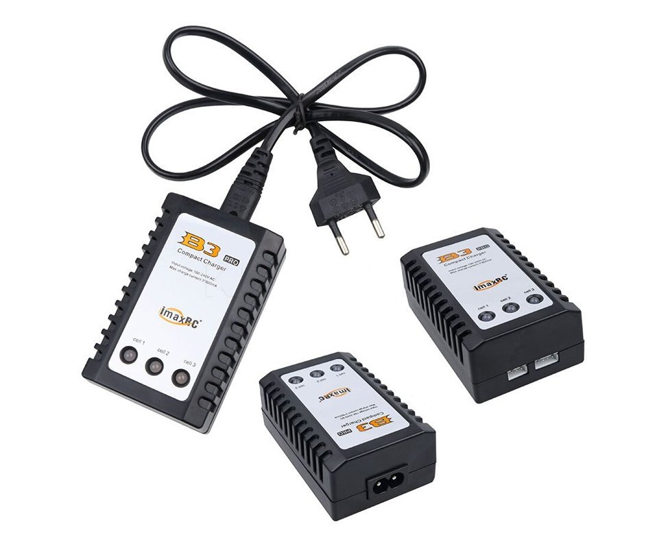 Recarregador de Bateria Lipo/Lion 7.4V e 11.1V Saída 12V e 16V Mod B3