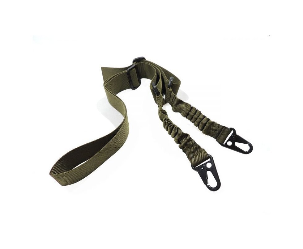 Bandoleira Tatica 2 Pontos Para Airsoft Verde - Taitus