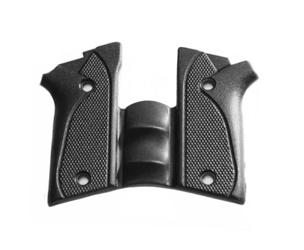 Empunhadura Combat Para Pistola Pt 938/940 De Borracha Anatômica