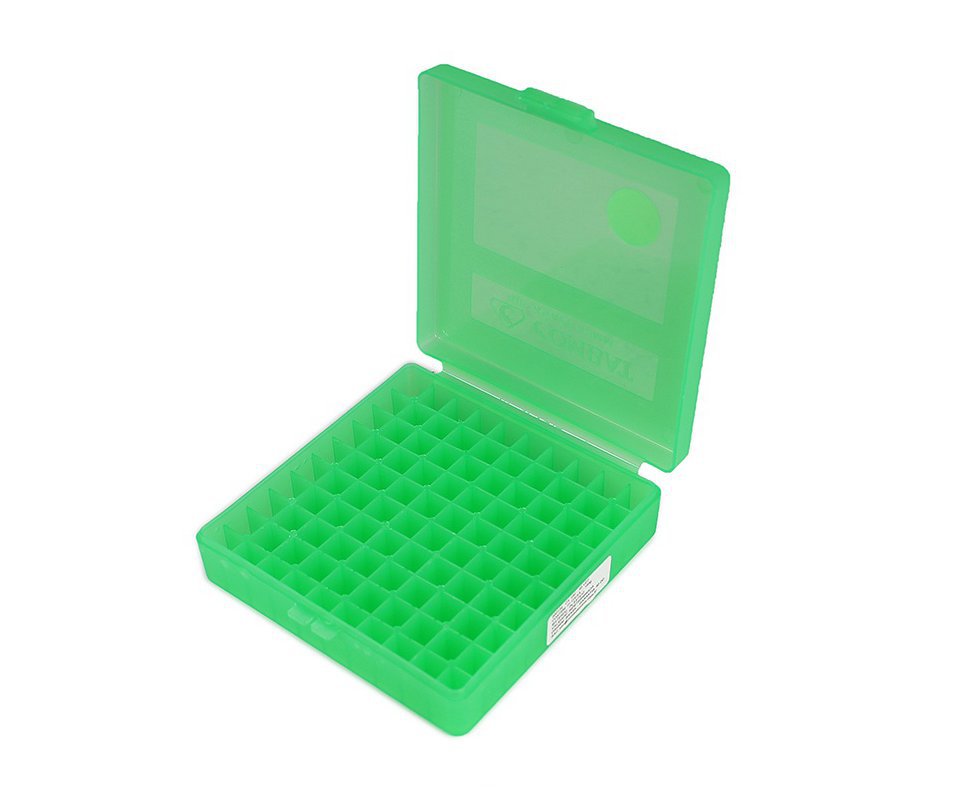 Caixa Estojo para Munição Cal .40 / .45 capacidade 100unds Verde - Combat