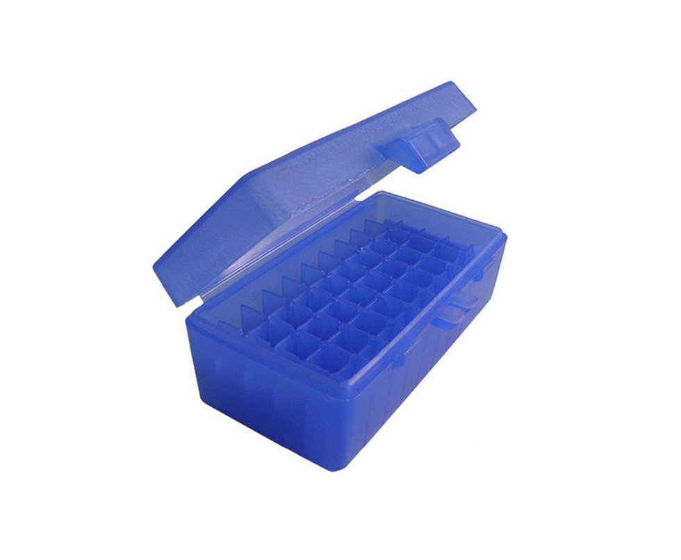 Caixa Para Munição Combat  Cal 38 capacidade 50unds  - Azul