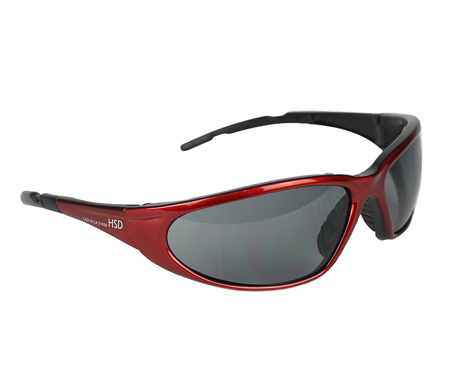 Óculos de Proteção HSD Vermelho Silver Anti-Embaçante para tiro esportivo