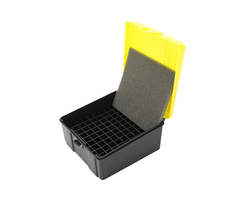 Caixa De Munição Aurok Calibres 38/357 MAG Capacidade para 100unds