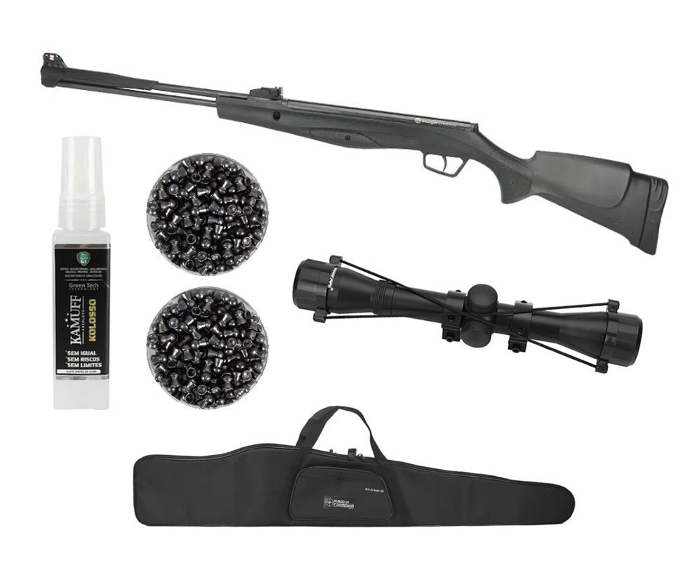 Carabina De Pressão Stoeger Rx40 Nitro 5.5mm Beretta + Luneta + Kit