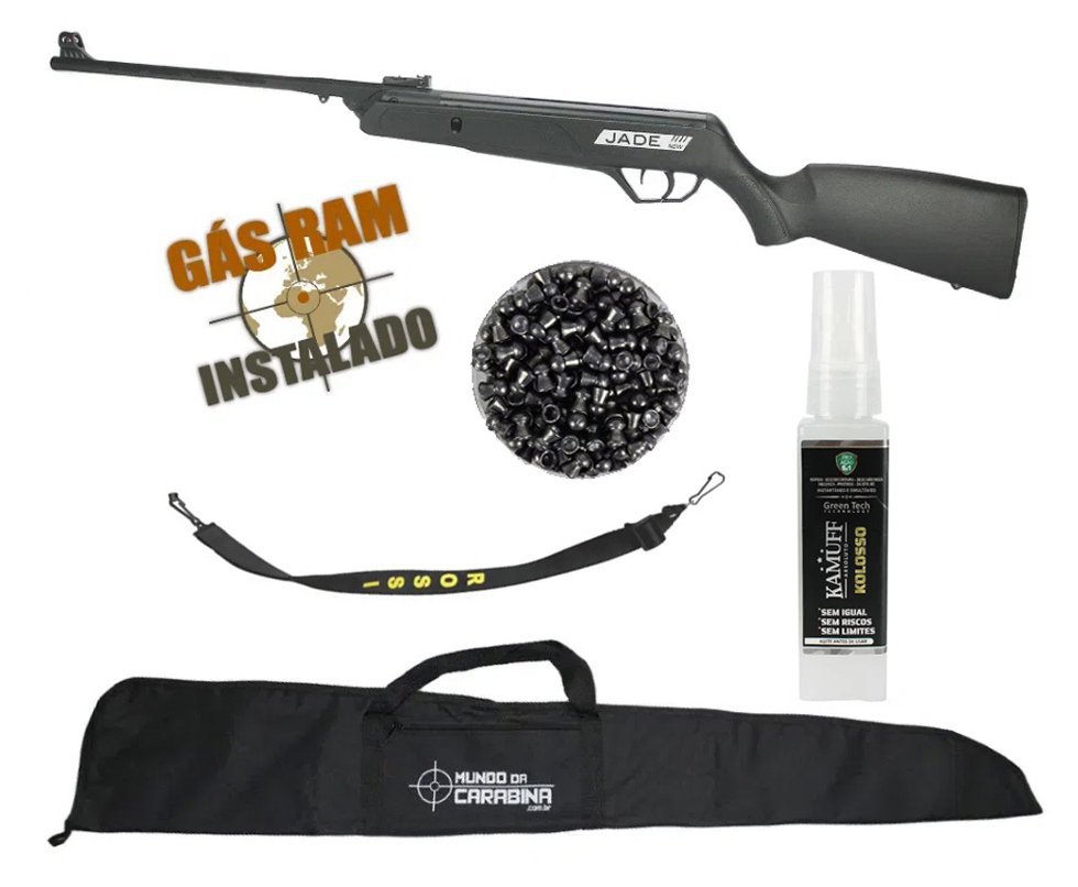 Carabina de Pressão CBC 4,5 Jade New Nitro Match + KIT PRO